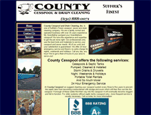Tablet Screenshot of countycesspool.com